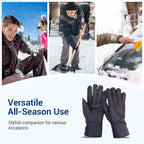 Arenzza warm soft lined gloves with extended cuffs, designed for cozy winter wear and stylish hand protection.