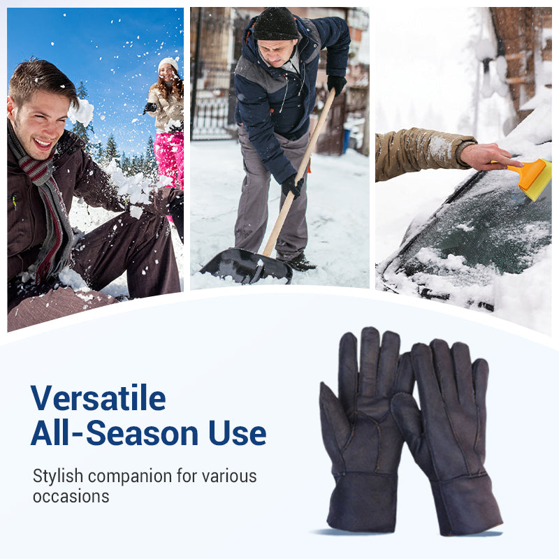 Arenzza warm soft lined gloves with extended cuffs, designed for cozy winter wear and stylish hand protection.