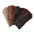 A pair of warm, soft-lined gloves with extended cuffs from Arenzza, ideal for cold weather, shown in a close-up view.