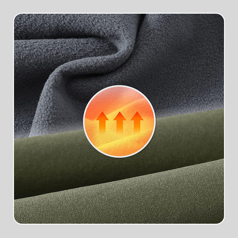 A pair of Arenzza windproof waterproof warm elastic waist hiking pants with insulation, suitable for outdoor adventures.