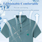 Men's ice silk stretch shirt by Arenzza, cool and comfortable, shown in a stylish, fitted design perfect for casual or formal wear.