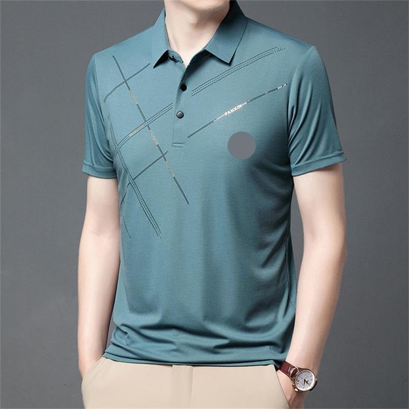 A men's ice silk stretch shirt from Arenzza, featuring a cool, comfortable fit in a stylish design.