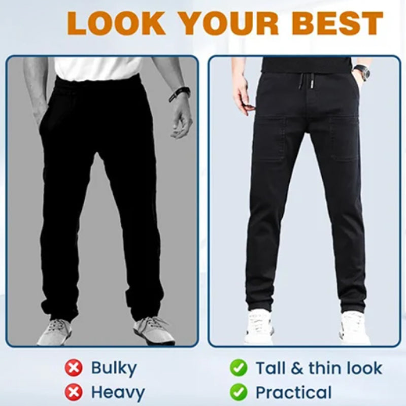 A pair of Arenzza high stretch cargo pants with multiple pockets, durable fabric, and a relaxed fit designed for versatile wear.