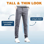 A pair of Arenzza high stretch multi-pocket durable cargo pants with multiple pockets, designed for comfort and utility.