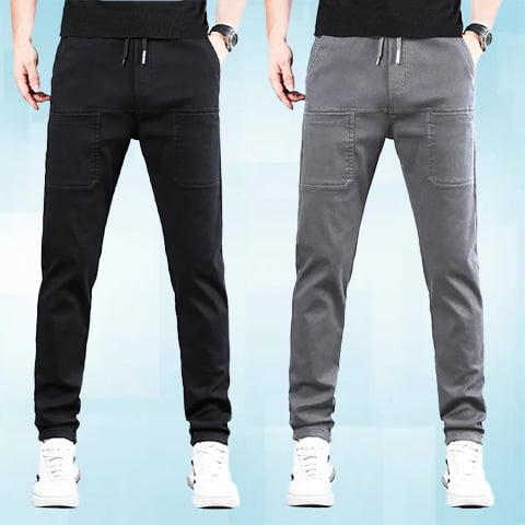 A pair of Arenzza high stretch cargo pants with multiple pockets, durable fabric, and a versatile design for casual wear.