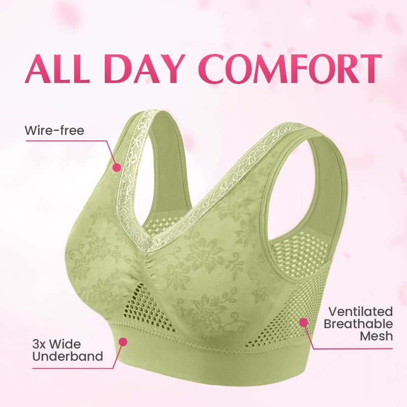 A pair of Arenzza pure cotton buttonless lifting bras in soft, comfortable fabric, displayed flat showing the front design.