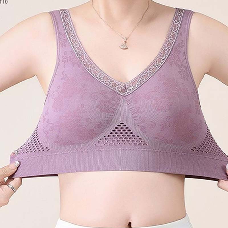 Pair of Arenzza pure cotton buttonless lifting bras in white, featuring a comfortable, seamless design and supportive fit.