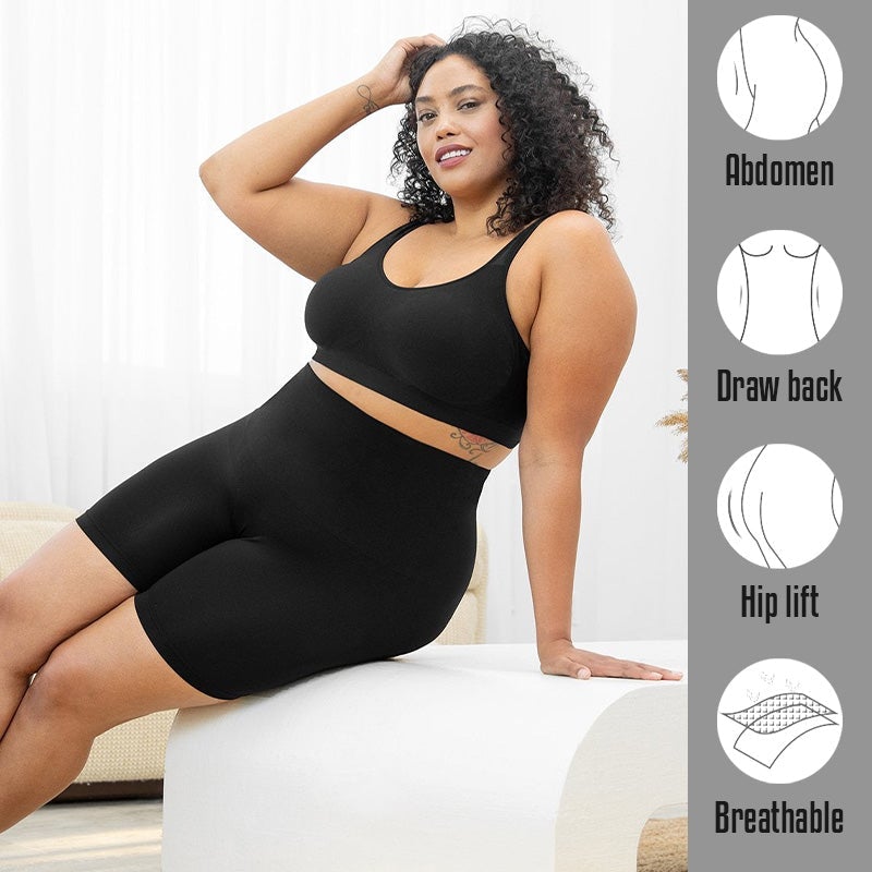 A pair of high waist tummy pants by Arenzza, perfect for Mother's Day and summer, shown in a neutral color on a plain background.