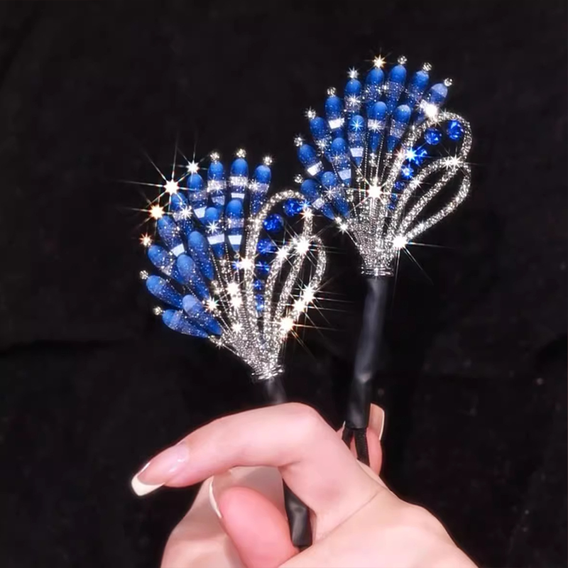 Adenzza delicate hair bun maker for women, showcasing a soft, elegant hair accessory in a close-up image.