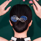 Arenzza elegant and delicate hair bun maker for women, soft fabric accessory for creating stylish hair buns, shown in image.