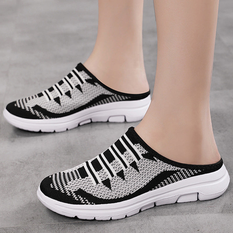 Arenzza comfortable closed-toe slide slippers with breathable design, soft interior, ideal for casual wear and indoor comfort.