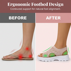 A pair of women's breathable mesh platform sandals by Arenzza with open toes and chunky heels, perfect for warm weather.