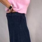 Aarenza Comfort Chic knit top and loose wide-leg pants set, stylish and cozy clothing ensemble, shown on a model.