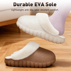 Arenzza plush-lined cotton slippers with covered heel and removable, washable lining, featuring cozy interior and casual slip-on design.
