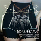A pair of Arenzza women's high-waisted tummy control shaper shorts showing smooth, seamless fabric and shaping design.