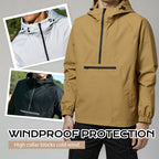 Men's Arenzza windproof and waterproof outdoor jacket with a hood, lightweight and suitable for outdoor activities.