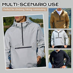 Men's Arenzza windproof and waterproof outdoor jacket, shown in a sleek, functional design perfect for outdoor activities.