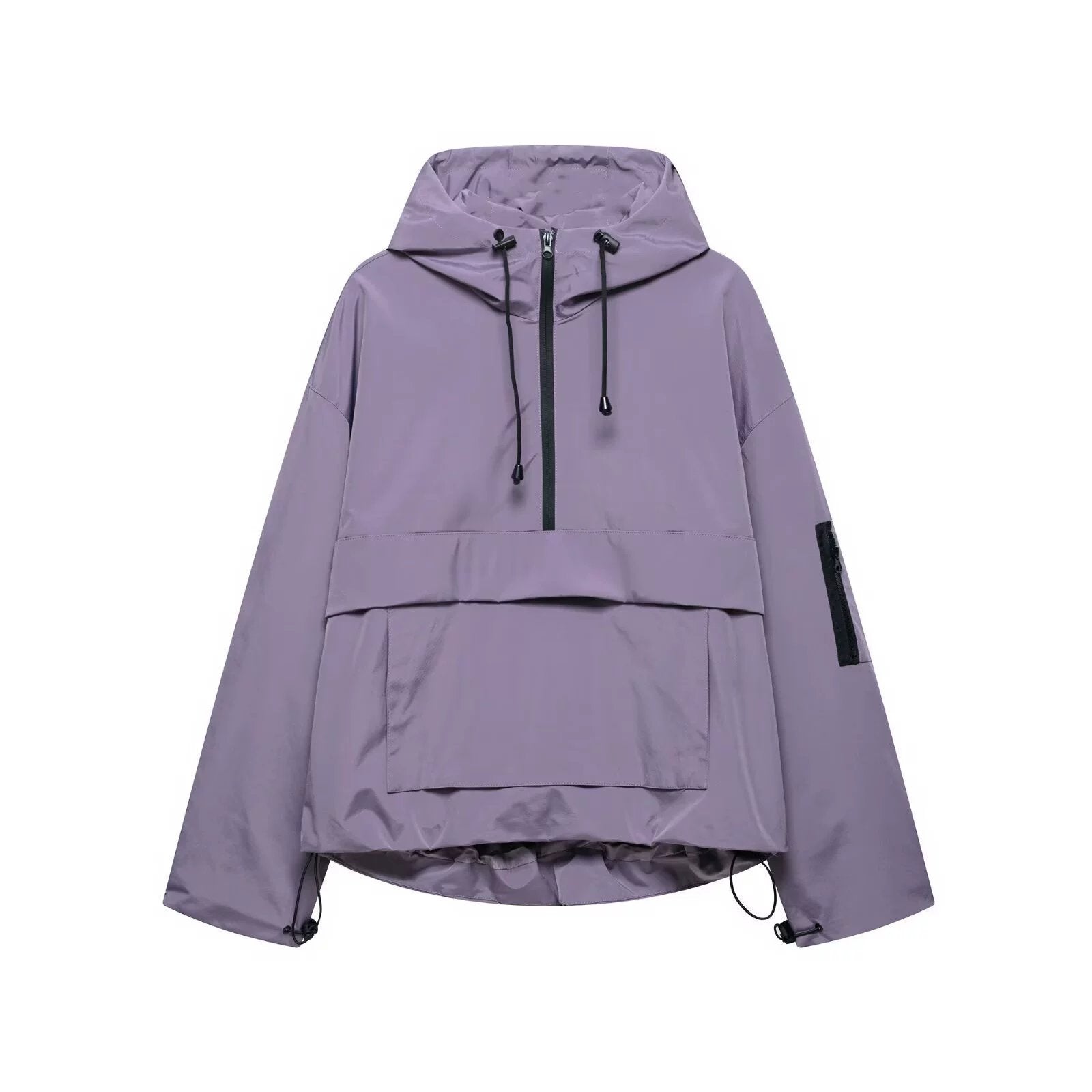 A women’s waterproof Arenzza 3-in-1 jacket with rain, wind, and cold protection, featuring a hood and adjustable cuffs.