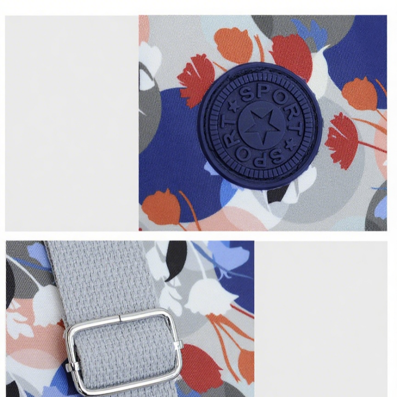 Aarenza lightweight fashion bag with multi-pocket design, ideal for clothing and accessories, shown in stylish, practical use.