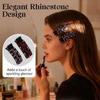 Arenzza rhinestone hair clip for bangs with sparkling rhinestones, stylish accessory for hair styling and fashion.