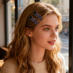 Arenzza rhinestone hair clip for bangs, featuring sparkling embellishments and a secure clip design for stylish hair accessories.