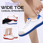 Women's wide toe casual sneakers by Arenzza featuring comfortable design and stylish look, perfect for everyday wear.