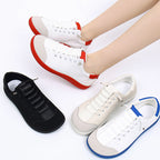 Women's Arenzza wide toe casual sneakers with breathable fabric and comfortable sole, perfect for everyday wear.