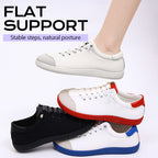 Women's wide toe casual sneakers by Arenzza featuring comfortable design and stylish appearance, shown on a plain background.