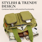 Aarenza stylish water-resistant crossbody bag in black with adjustable strap and zipper closure, designed for casual wear.