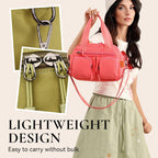 Aarenza stylish water-resistant crossbody bag in black with adjustable strap and sleek design for everyday use.