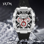 A men's Arenzza quartz watch with a sleek round face and metal strap, showcasing elegant fashion accessory for men.