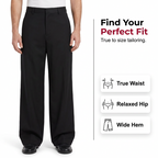 A pair of men's classic fit wide-leg suit trousers by Arenzza, tailored cut, breathable fabric, suitable for formal occasions.