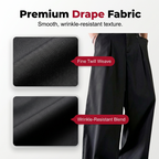 A pair of men's wide-leg suit trousers by Arenzza, tailored fit, breathable fabric, suitable for formal occasions and work.