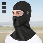 Aarenza windproof full face mask with UPF 50+ and quick-dry fabric, designed for cycling and motorcycling protection.