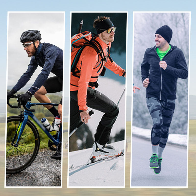 Arenzza windproof full face mask with UPF 50+ sun protection, quick-dry and breathable fabric for cycling and motorcycling.
