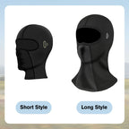 Arenzza windproof full face mask with UPF 50+ sun protection, breathable quick-dry fabric, designed for cycling and motorcycling.