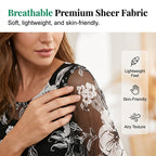 Women's floral print chiffon dress by Arenzza, elegant and flowing, perfect for summer or special occasions.