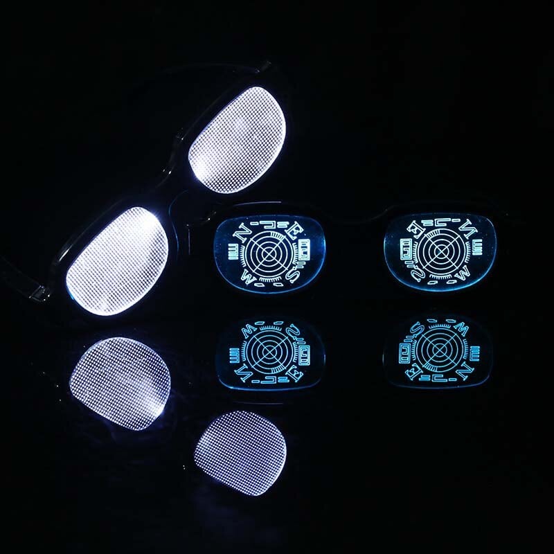 Arenzza LED luminous glasses light-up eyewear with glowing frames, perfect for parties and nightlife events.