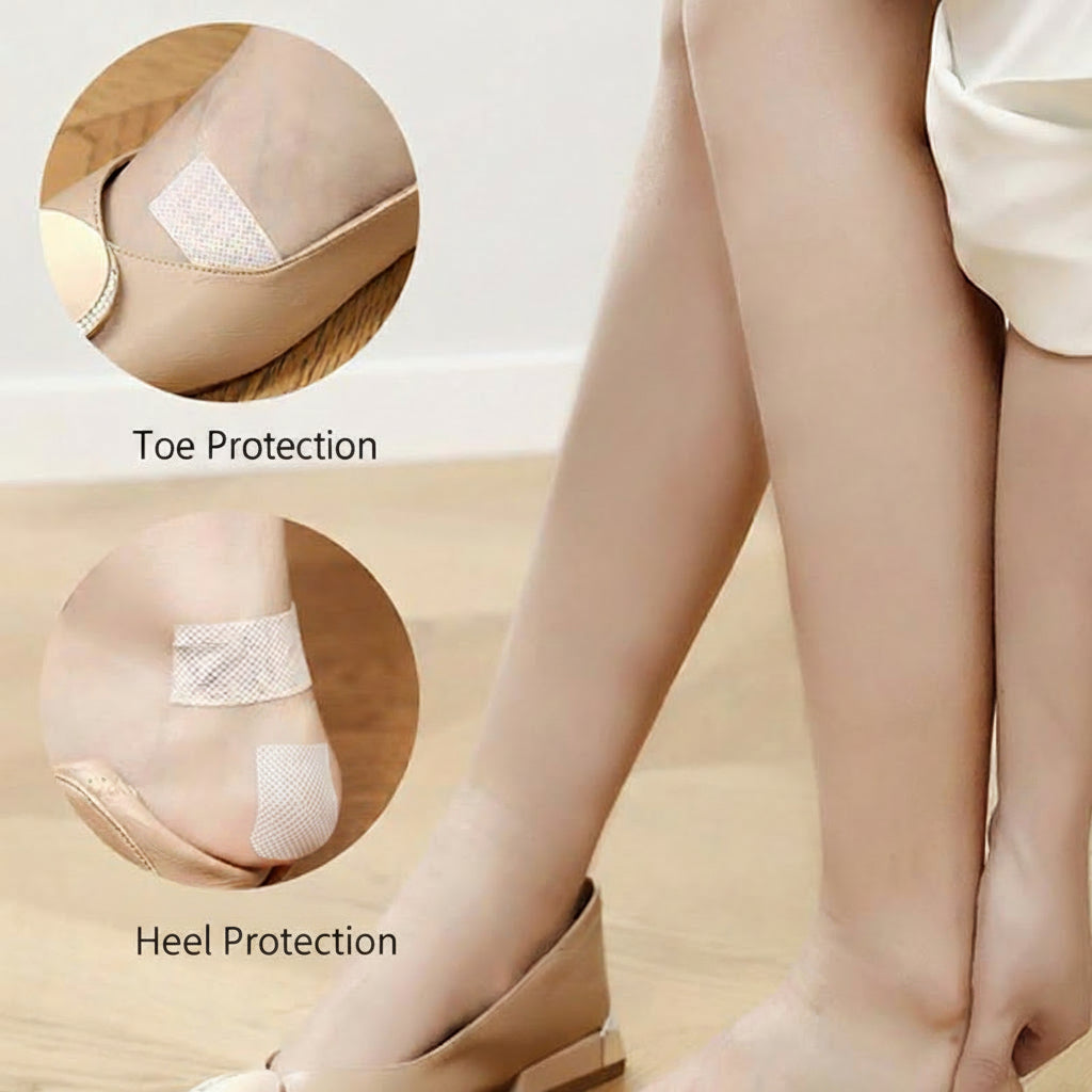 Invisible disposable collar and cuff sweat liners by Arenzza, shown on a clothing mannequin, designed for added comfort and protection.