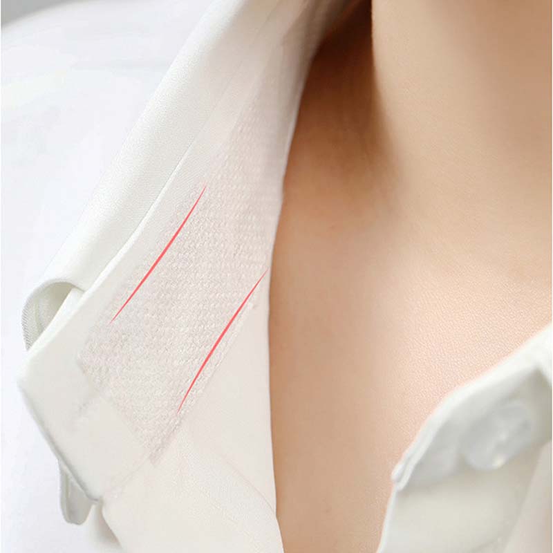 Arenzza invisible disposable collar and cuff sweat liners, lightweight clothing accessories for sweat absorption and comfort.