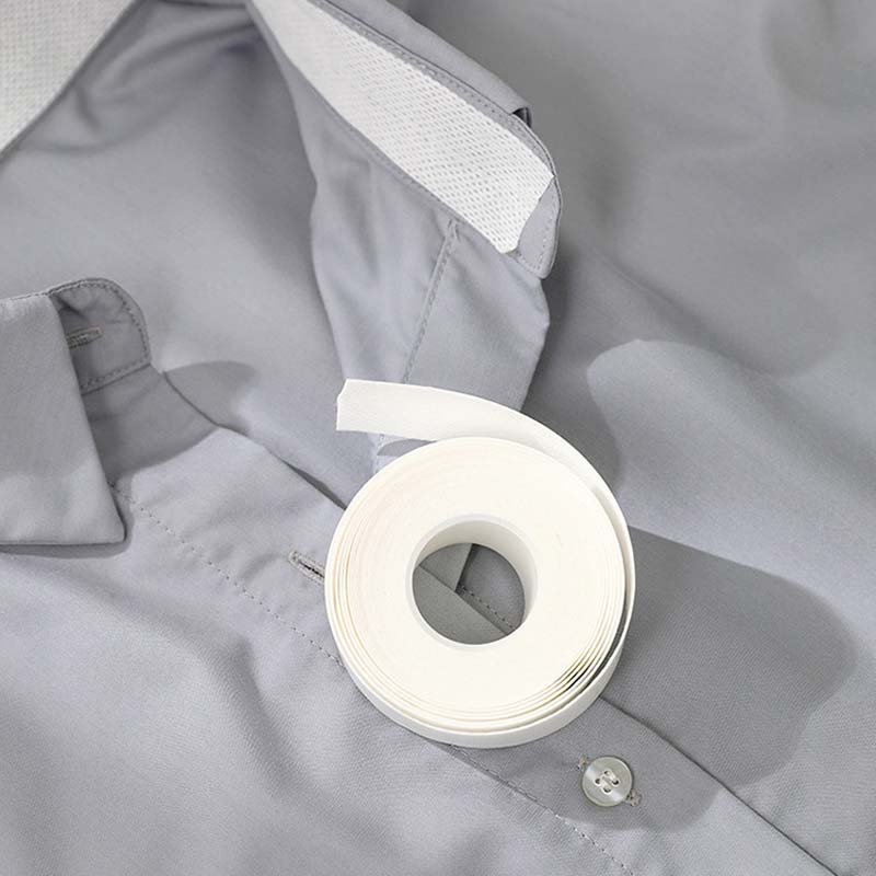 Aarenza invisible disposable collar and cuff sweat liners, soft fabric with adhesive backing for clothing and accessories.