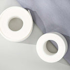 Aarenza invisible disposable collar and cuff sweat liners shown, made of soft fabric for clothing and accessory protection.
