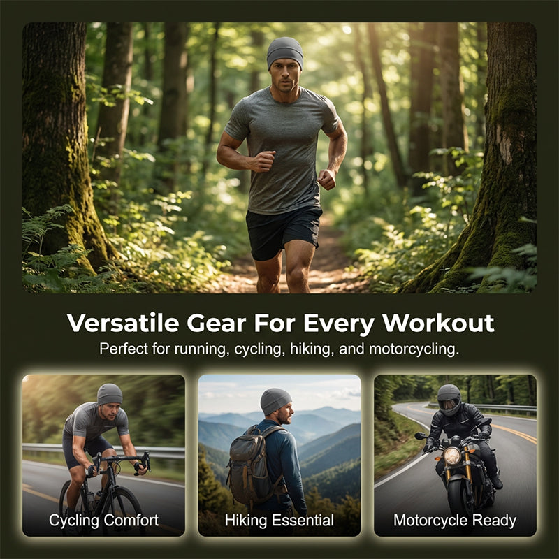 Arenzza breathable sports skull cap with moisture-wicking fabric, stretch fit, ideal for cycling and running activities.