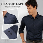 Men's casual long-sleeve shirt by Arenzza, shown in a relaxed fit with button-up front and classic collar, suitable for everyday wear.