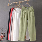 A pair of women's loose pants by Arenzza, shown in a relaxed fit with a comfortable, casual style for summer wear.