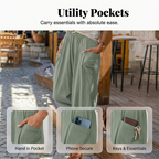 Women’s casual linen blend harem pants by Arenzza, featuring a relaxed fit and lightweight fabric, shown in a neutral color.
