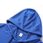 A men's casual quick-dry T-shirt hoodie from Arenzza featuring a relaxed fit and comfortable fabric, suitable for everyday wear.