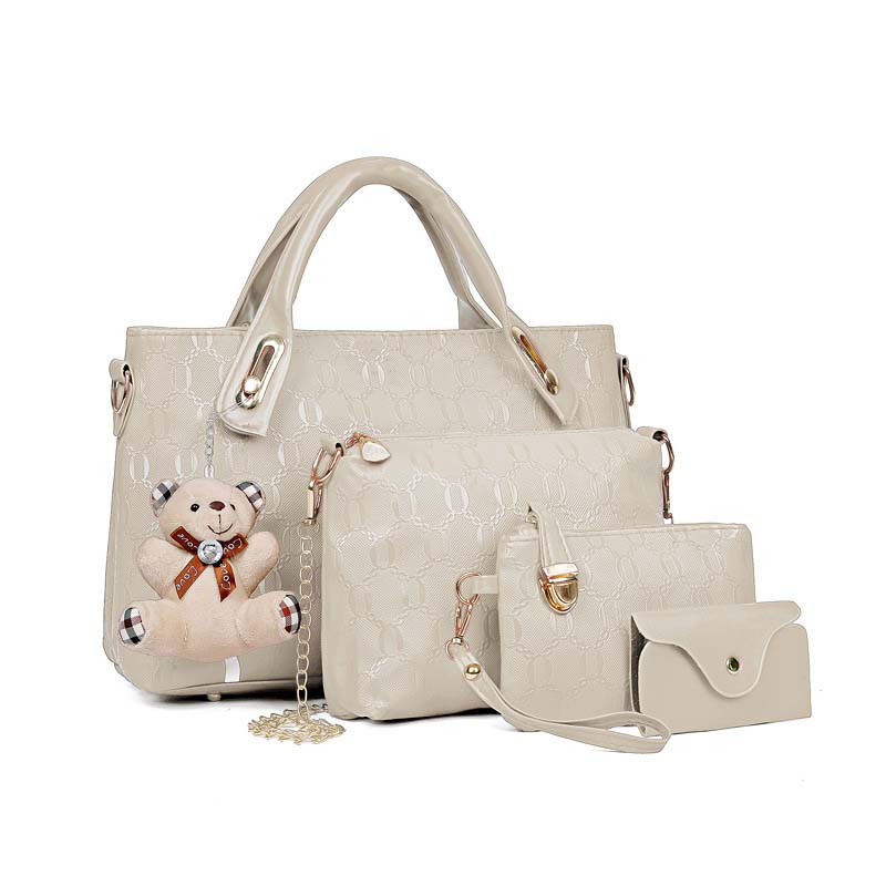 Aarenza women's 4-piece handbag set featuring versatile handbags in various styles and colors, perfect for accessories and fashion.