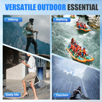 Aarenza disposable rain ponchos for kids and adults, shown in bright colors, made of lightweight waterproof material.