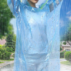 Aarenza disposable rain ponchos for kids and adults, lightweight waterproof clothing and accessories for rainy weather protection.